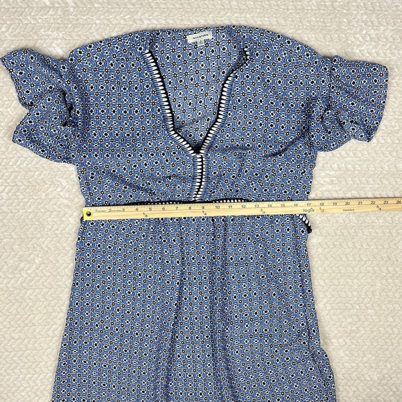 Max Studio Boho Tie Back Midi Dress Small Cottagecore Coastal Oversized Fairy - Picture 10 of 13